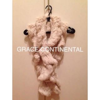 グレースコンチネンタル(GRACE CONTINENTAL)のラビット ファー ♡ 値下げ中！(マフラー/ショール)