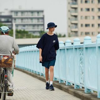 希少 AH.H 久米繊維工業 隅田川TEE ネイビー 長谷川昭雄 希少 AH.H 久米繊維工業 隅田川TEE ネイビー 長谷川昭雄
