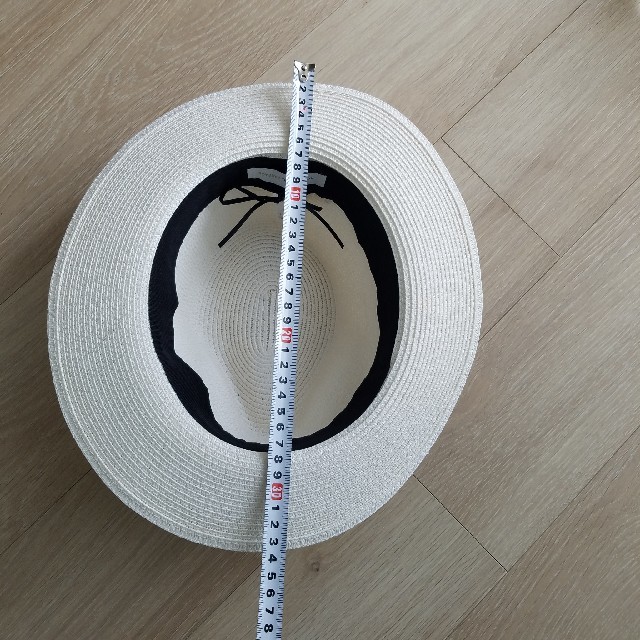 Rope' Picnic(ロペピクニック)の帽子好きの方♪ ストローハット 中折れハット 白 レディースの帽子(麦わら帽子/ストローハット)の商品写真