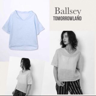 ボールジィ(Ballsey)のBallsey  美品リネンブラウス(シャツ/ブラウス(長袖/七分))