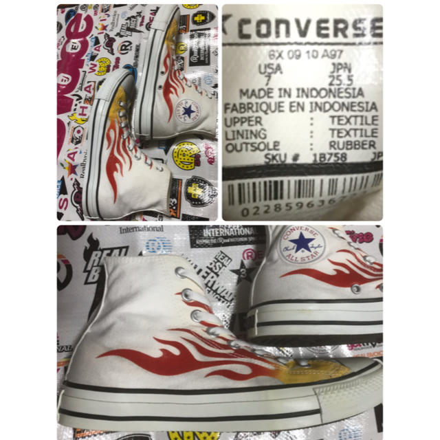 CONVERSE(コンバース)のコンバース オールスター イグナイト ホワイト ハイカット ファイア メンズの靴/シューズ(スニーカー)の商品写真