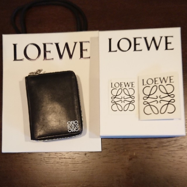 レディース専用設定 ロエベ LOEWE ダブルジップ 二つ折り財布