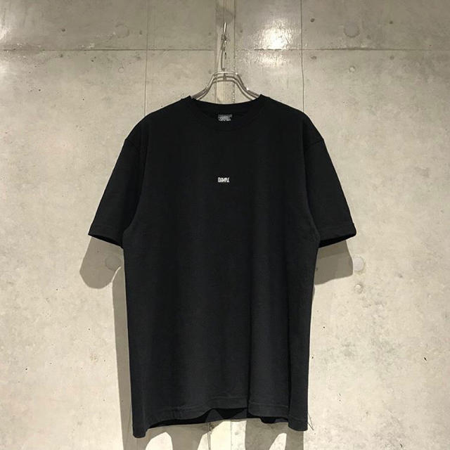 【黒/XL】EXAMPLE EMBROIDERY SMALL LOGO TEE