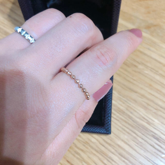 ete(エテ)の1週間限定値下げ♡ete ボールチェーンリング k10ピンクゴールド 11号♡ レディースのアクセサリー(リング(指輪))の商品写真