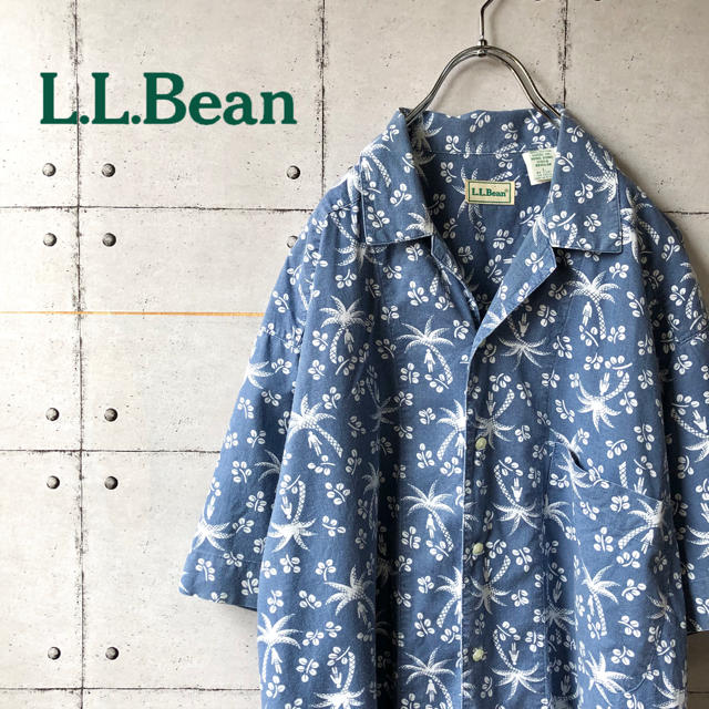 L.L.Bean(エルエルビーン)の【激レア】 90s L.L.Bean エルエルビーン ビッグサイズ 開襟 シャツ メンズのトップス(シャツ)の商品写真
