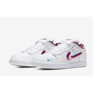 ナイキ(NIKE)のPARRA × NIKE SB DUNK LOW WHITE(スニーカー)