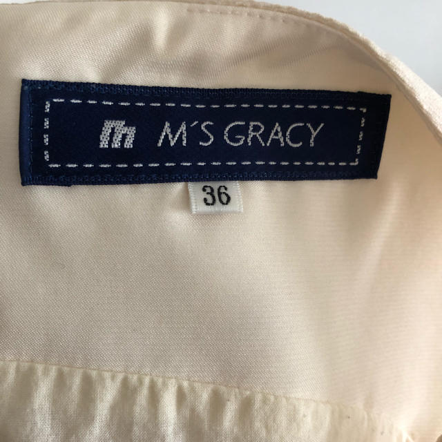 M'S GRACY(エムズグレイシー)のM'S GRACY  エムズグレイシー ノースリーブワンピ 36 レディースのワンピース(ひざ丈ワンピース)の商品写真