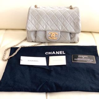 シャネル(CHANEL)のCHANEL シャネル チェーンショルダー グレー(ショルダーバッグ)