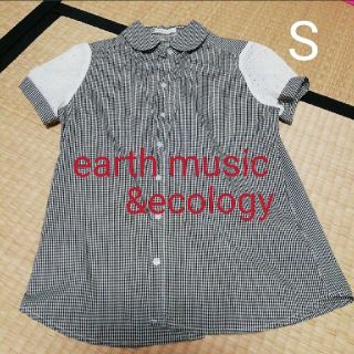 アースミュージックアンドエコロジー(earth music & ecology)の値下げしました★earth  ブラウス　S (シャツ/ブラウス(半袖/袖なし))