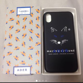 メゾンキツネ(MAISON KITSUNE')の新品　メゾンキツネ×アーダーエラー　iPhoneXR用　iPhoneケース(iPhoneケース)