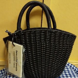 ビューティフルピープル(beautiful people)のbeautiful people tube knitting basket s(かごバッグ/ストローバッグ)