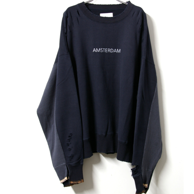 破格 steinOVERSIZED REBUILD SWEAT LS