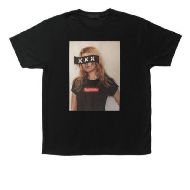 トップスgod selection xxx ケイト・モス Tシャツ 黒 supreme