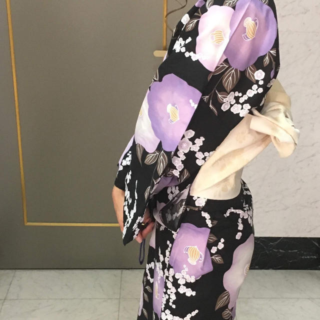 浴衣 帯 2点セット 紫 黒 白 花柄 祭の通販 by ☆|ラクマ 浴衣 帯 2点セット 紫 黒 白 花柄 祭の通販 by ☆|ラクマ