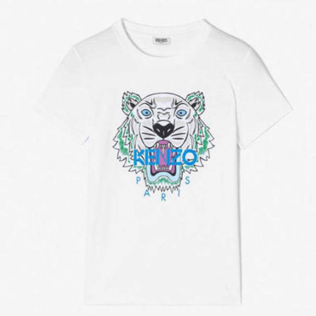 ☆KENZO Tiger t-shirt ホワイト☆0804 高質 4974円引き