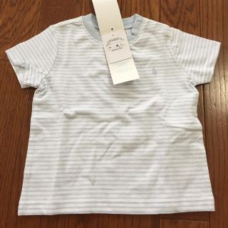 ポロラルフローレン(POLO RALPH LAUREN)のラルフローレン ベビー 水色ボーダーTシャツ(Ｔシャツ)