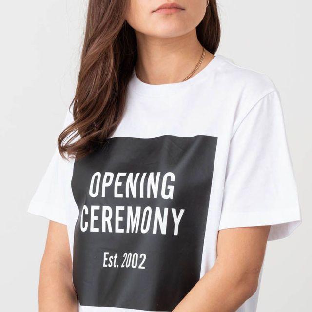 OPENING CEREMONY(オープニングセレモニー)のオープニングセレモニー OC ボックスロゴ Tシャツ L メンズのトップス(Tシャツ/カットソー(半袖/袖なし))の商品写真