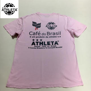 アスレタ(ATHLETA)のアスレタ Tシャツ ピンク  Oサイズ(XL)(Tシャツ/カットソー(半袖/袖なし))