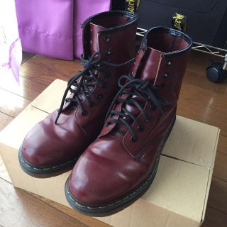 ドクターマーチン(Dr.Martens)の送料込 ドクターマーチン チェリーレッド(ブーツ)