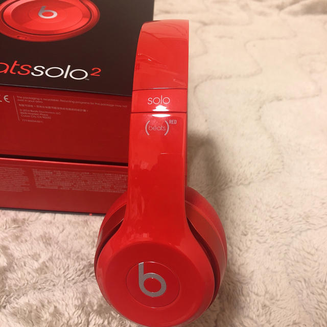 Beats By Dr Dre Beatssolo2 ヘッドホン レッドの通販 By V S Shop ビーツバイドクタードレならラクマ