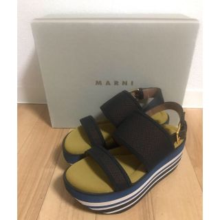 マルニ(Marni)の未使用サイズ38✨MARNI厚底サンダル✨(サンダル)