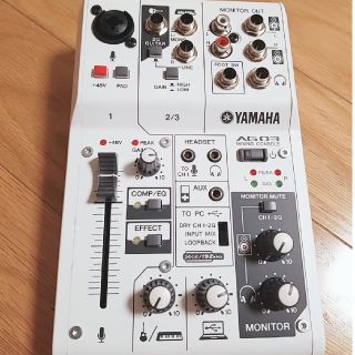 ヤマハ(ヤマハ)のヤマハ YAMAHA AG03 ウェブキャスティングミキサー(オーディオインターフェイス)