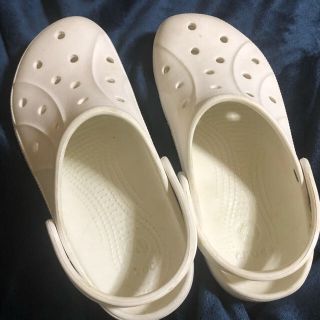 クロックス(crocs)のクロックス ホワイト 25cm 〜 26cm(サンダル)