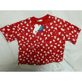 サンリオ(サンリオ)の赤ハローキティT シャツ(Tシャツ/カットソー)