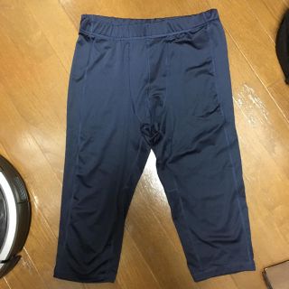 ジーユー(GU)のGU SPORTS スパッツ 5分丈 M 紺(その他)