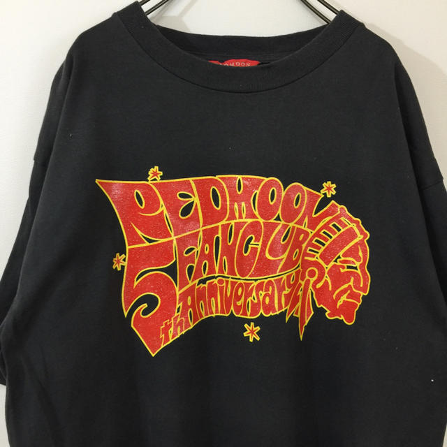 REDMOON(レッドムーン)の【レア】 REDMOON レッドムーン 半袖 Tシャツ 5th 黒グレー系 古着 メンズのトップス(Tシャツ/カットソー(半袖/袖なし))の商品写真