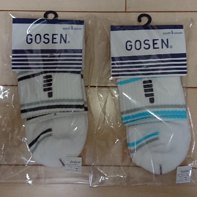 GOSEN(ゴーセン)の【新品未使用】GOSEN ジュニアソックス2足 スポーツ/アウトドアのスポーツ/アウトドア その他(バドミントン)の商品写真