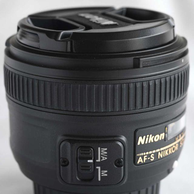 ★☆ 極美品 AF-S NIKKOR 50mm F1.8G 元箱・ケース☆★カメラ