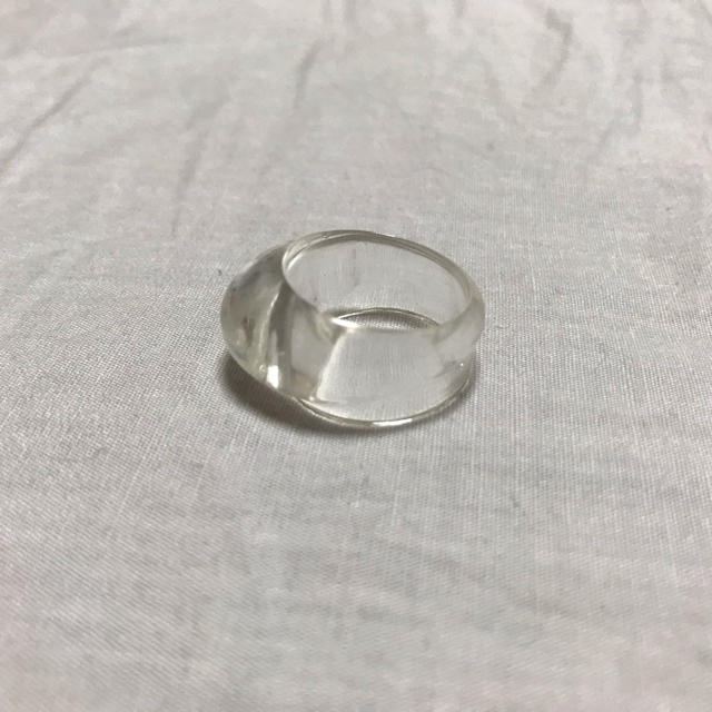 クリア リング 指輪 透明 ハンドメイドのアクセサリー(リング)の商品写真