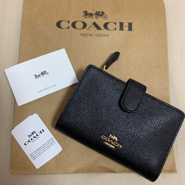 【新品未使用】コーチ coach 二つ折り財布