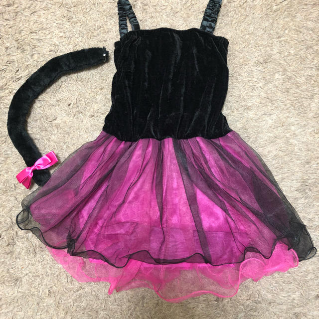 claire's(クレアーズ)の【はる様】ドレス 猫  サイズ120 キッズ/ベビー/マタニティのキッズ服女の子用(90cm~)(ドレス/フォーマル)の商品写真