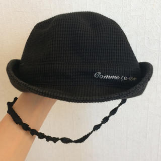 コムサイズム(COMME CA ISM)の帽子 48cm コムサイズム 黒(帽子)