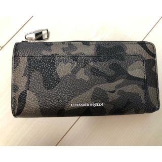 アレキサンダーマックイーン(Alexander McQueen)のアレキサンダーマックイーン 新品 迷彩 ジップ長財布(長財布)