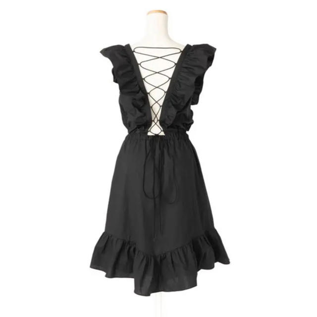 初期レア♡her lip to FRILL SHORT LACE-UP OP