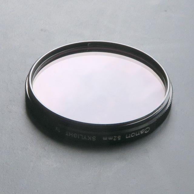 Canon(キヤノン)のCanon フィルター (52mm,SKYLIGHT,中古,送料込) スマホ/家電/カメラのカメラ(フィルター)の商品写真