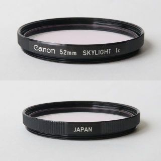 キヤノン(Canon)のCanon フィルター (52mm,SKYLIGHT,中古,送料込)(フィルター)