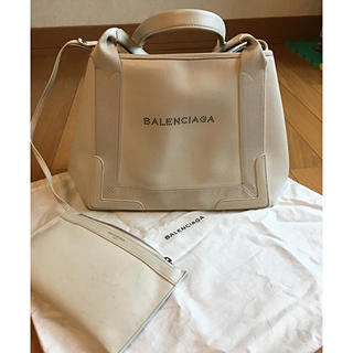 バレンシアガバッグ(BALENCIAGA BAG)のBALENCIAGA トートレザー  ホワイト(トートバッグ)