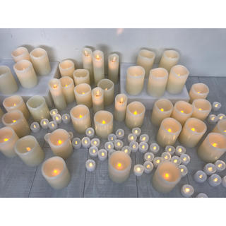 結婚式装飾 LEDキャンドルセット(90個)(アロマ/キャンドル)