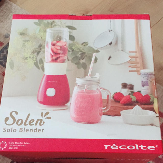 recolte Solo Blender Solen （ソロブレンダーソラン） インテリア/住まい/日用品のキッチン/食器(調理道具/製菓道具)の商品写真