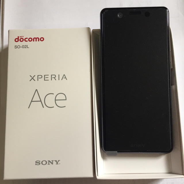 ドコモ Xperia Ace SO-02L  黒スマートフォン/携帯電話