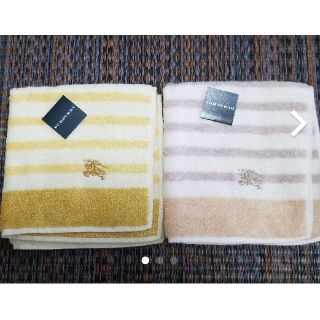 バーバリー(BURBERRY)の★新品★BURBERRY　タオルハンカチ2枚セット(ハンカチ)