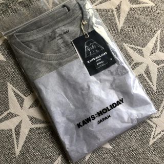 メディコムトイ(MEDICOM TOY)のkaws holiday Tシャツ Lサイズ(Tシャツ/カットソー(半袖/袖なし))