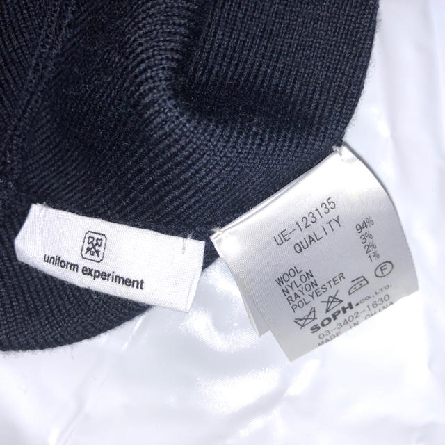 uniform experiment(ユニフォームエクスペリメント)の新品！uniform experiment × Carhartt ニットキャップ メンズの帽子(キャップ)の商品写真