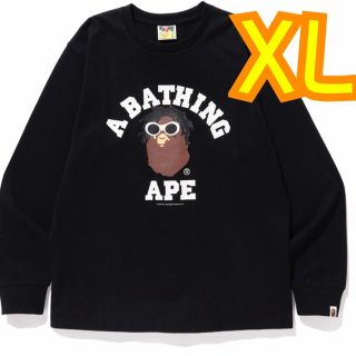 アベイシングエイプ(A BATHING APE)のべイプ BAPE  ✕ WIZ KALIFA Tシャツ ロンT XL 黒(Tシャツ/カットソー(七分/長袖))