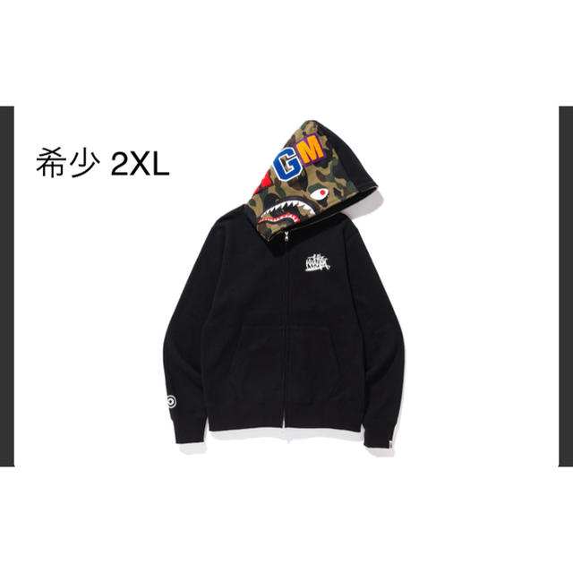 A BATHING APE(アベイシングエイプ)のA Bathing Ape Wiz Khalifa Shark Hoodie メンズのトップス(パーカー)の商品写真