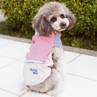 今だけ60%off☆新品タグ付☆CRAZY BOO シャツ ＸＬ犬服(犬)